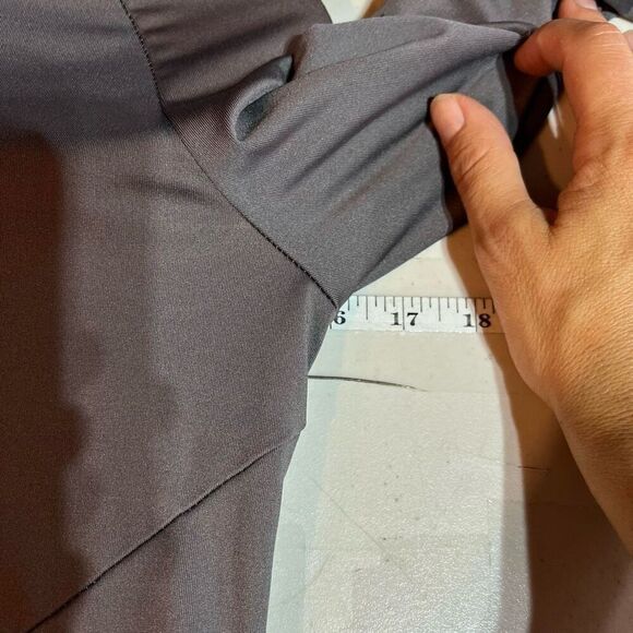 Betabrand Red Eye Travel Dress Gray Hooded Stetch Vacation Size XS - Picture 14 of 16